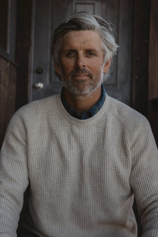 Marlow Raglan Crew Almond