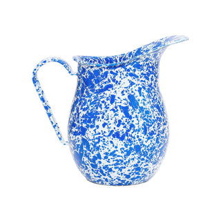 Splatter Large Pitcher - Blue