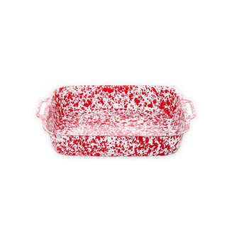 Splatter Lasagna Pan - Red