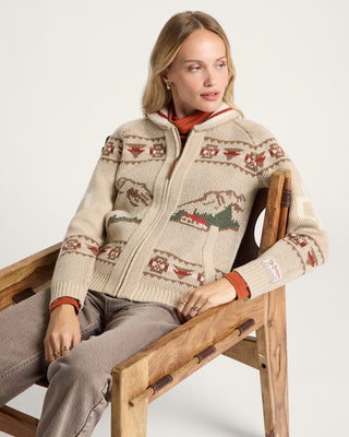 ALPINE LAMBSWOOL ZIP CARDIGAN