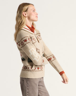 ALPINE LAMBSWOOL ZIP CARDIGAN