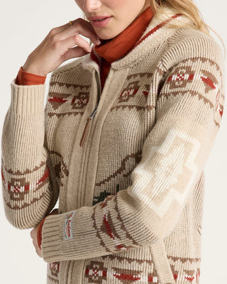 ALPINE LAMBSWOOL ZIP CARDIGAN