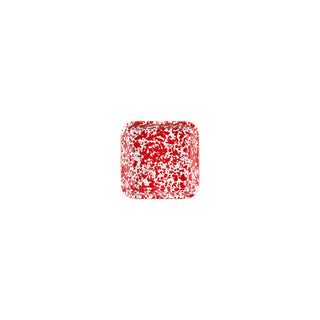 Splatter Small Square Tray - Red
