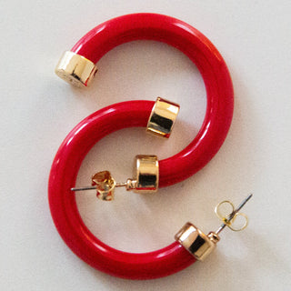 Mini Hoops - Red