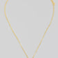 Metallic Heart Pendant Necklace