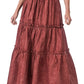 Maxi Skirt - Dark Rust