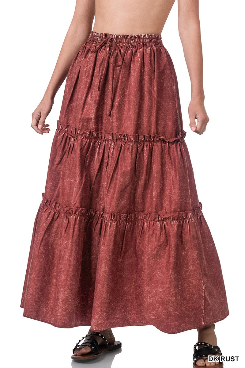 Maxi Skirt - Dark Rust