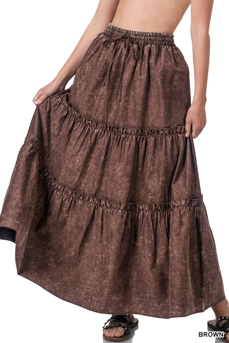 Maxi Skirt - Brown