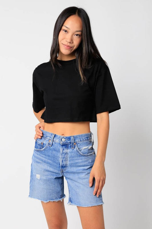 The Basic Crop - Black