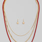 Assorted Layered Box Chain Necklace Set