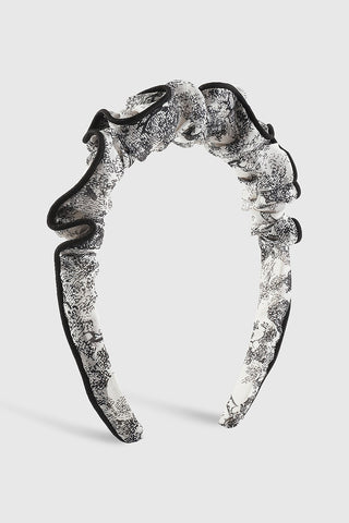 Ruffled Watercolor Headband