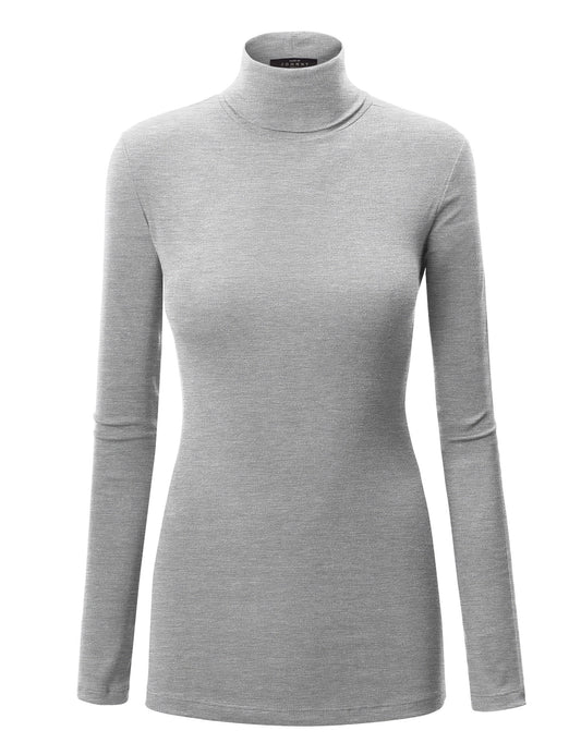 Gray Basic Turtle Neck