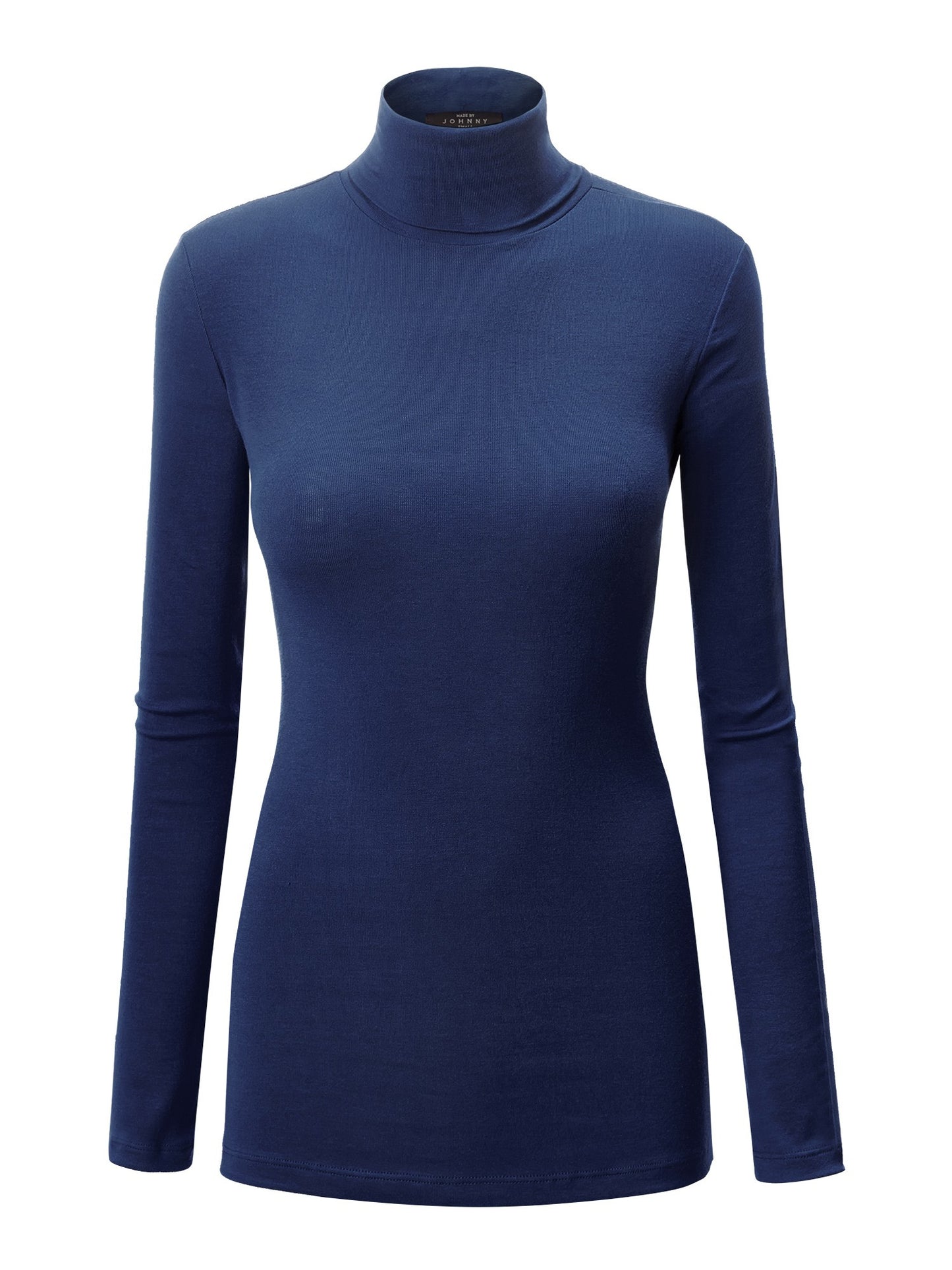 Navy Basic Turtle Neck