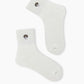 White MUSHROOM EMBROIDERY CASUAL SOCKS