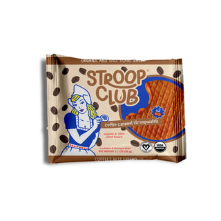 Coffee Caramel Organic and Plant-Based Stroopwafel 2-packs