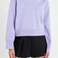 Collar V Neck Knit Lilac