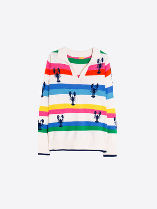 Multicolor Striped Lobster Shirt