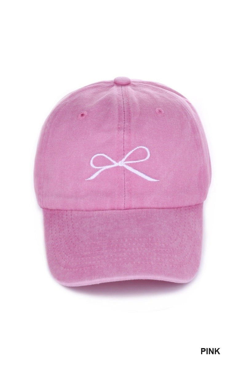 Pink Bow Hat