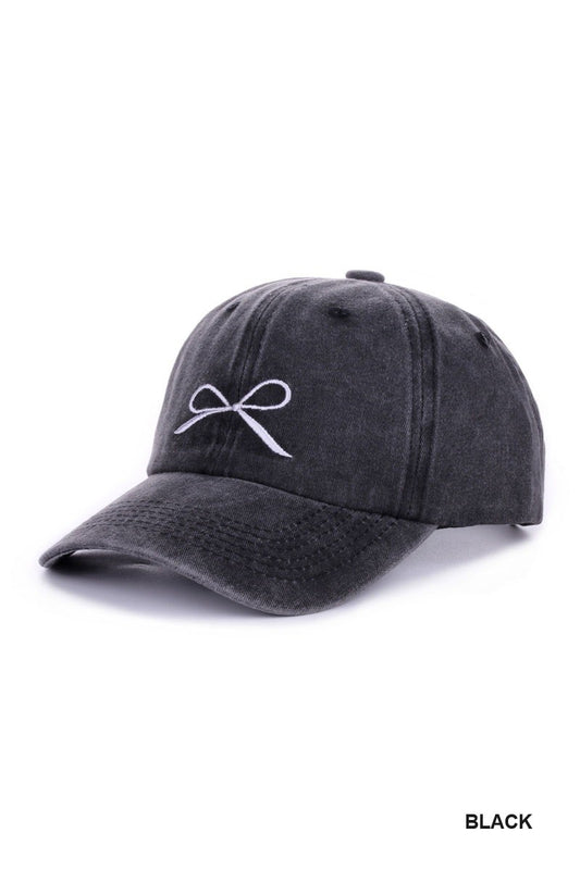 Black Bow Hat