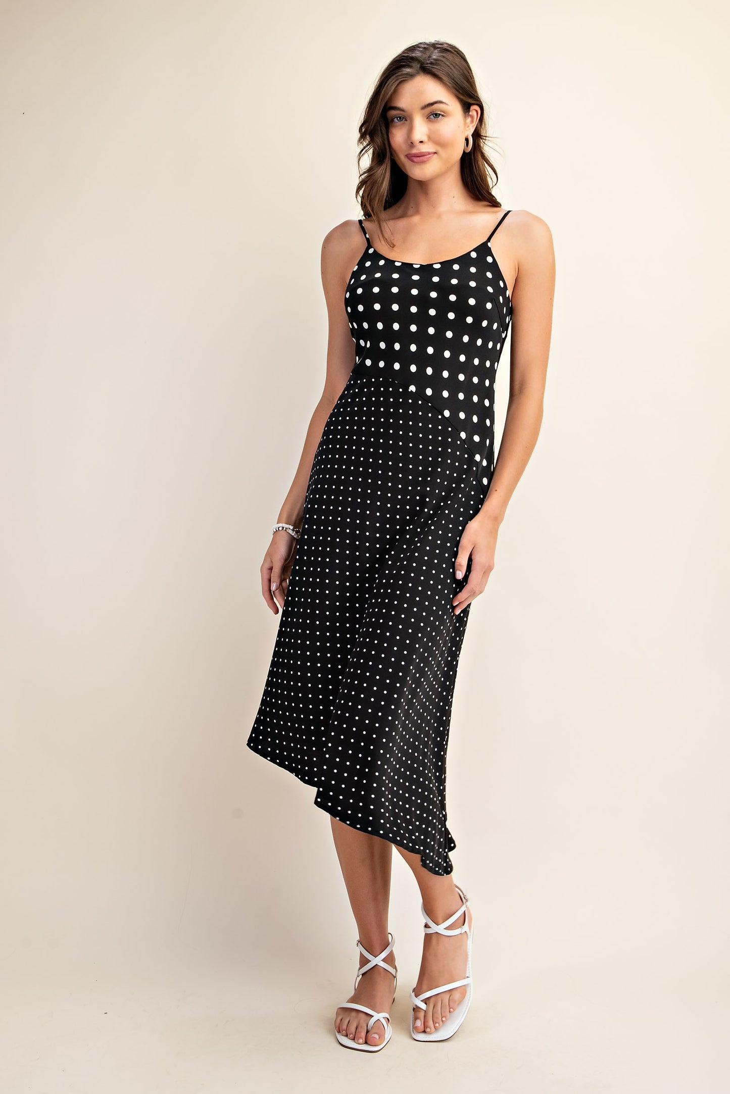 Polka Dot Midi Dress