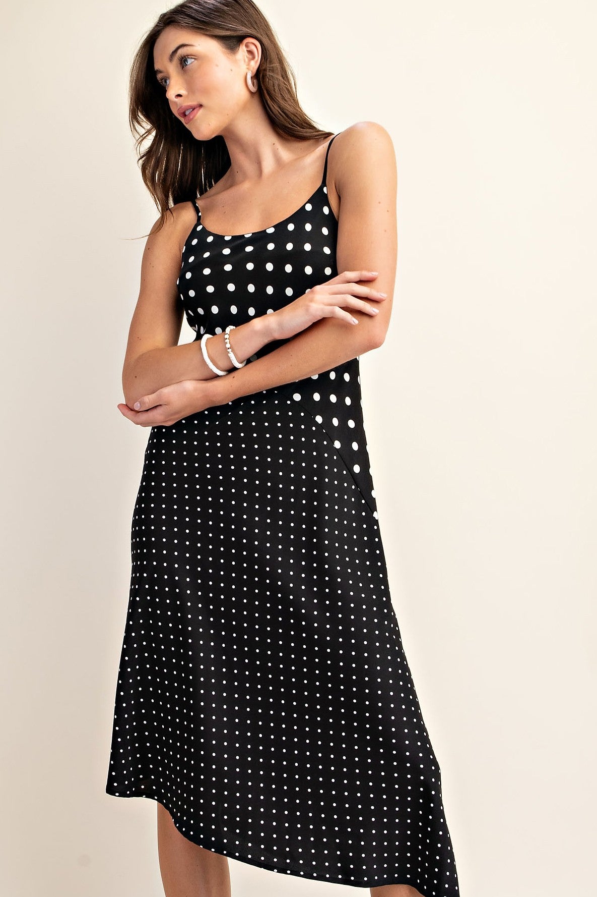 Polka Dot Midi Dress