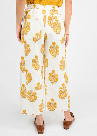 Marigold Block Print Pant