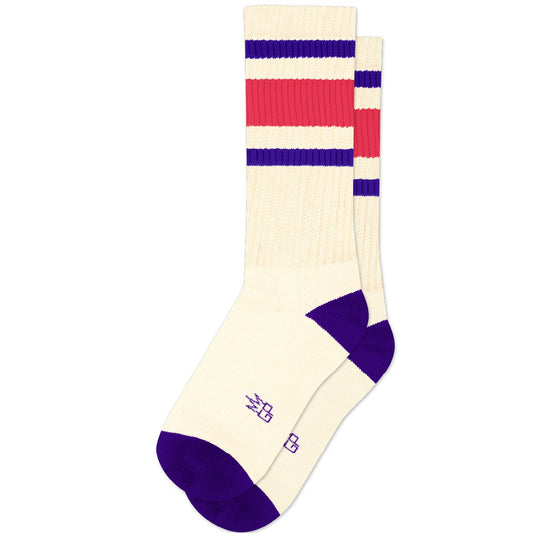 Jan - Retro Gym Crew Socks