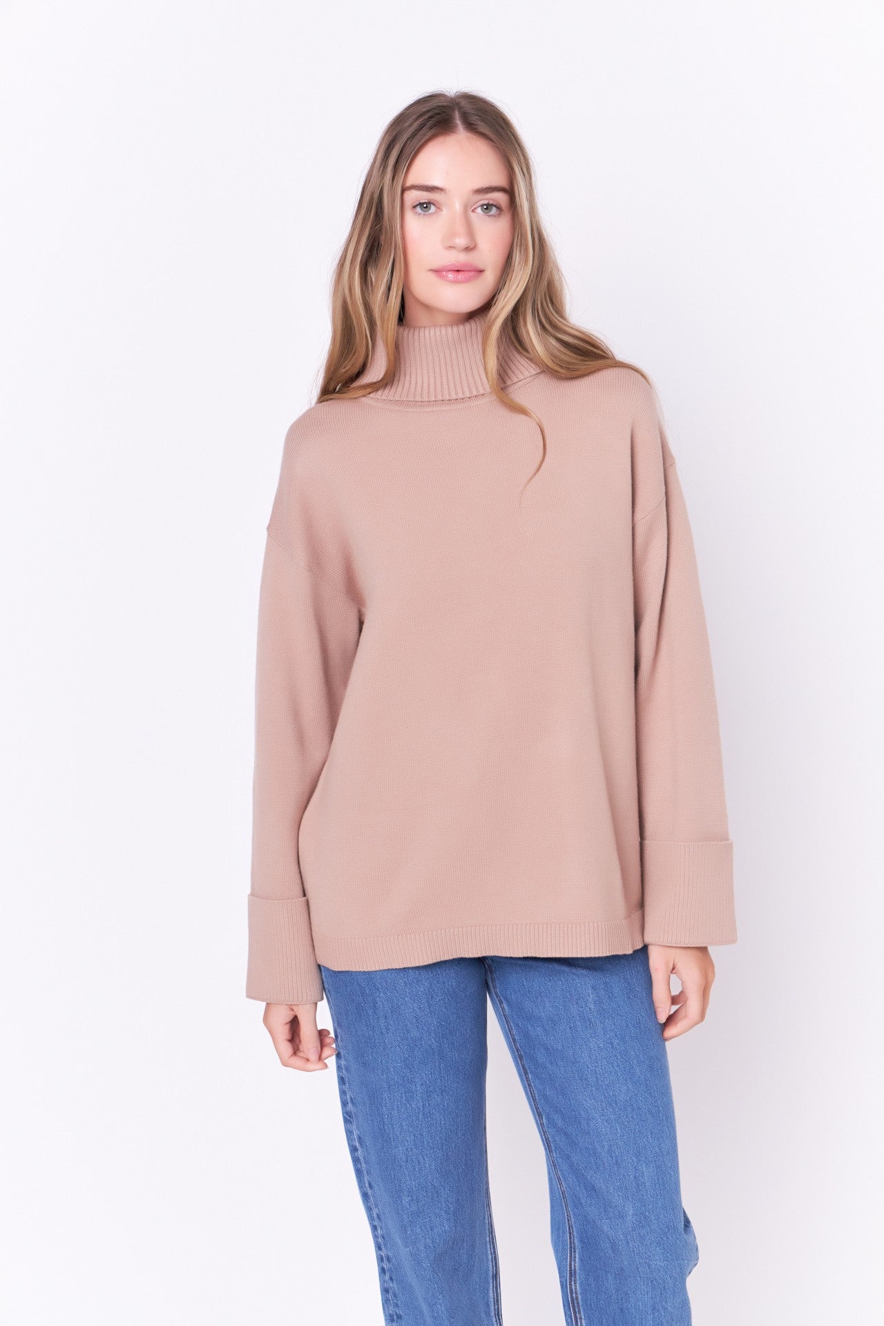 Taupe Turtle Neck