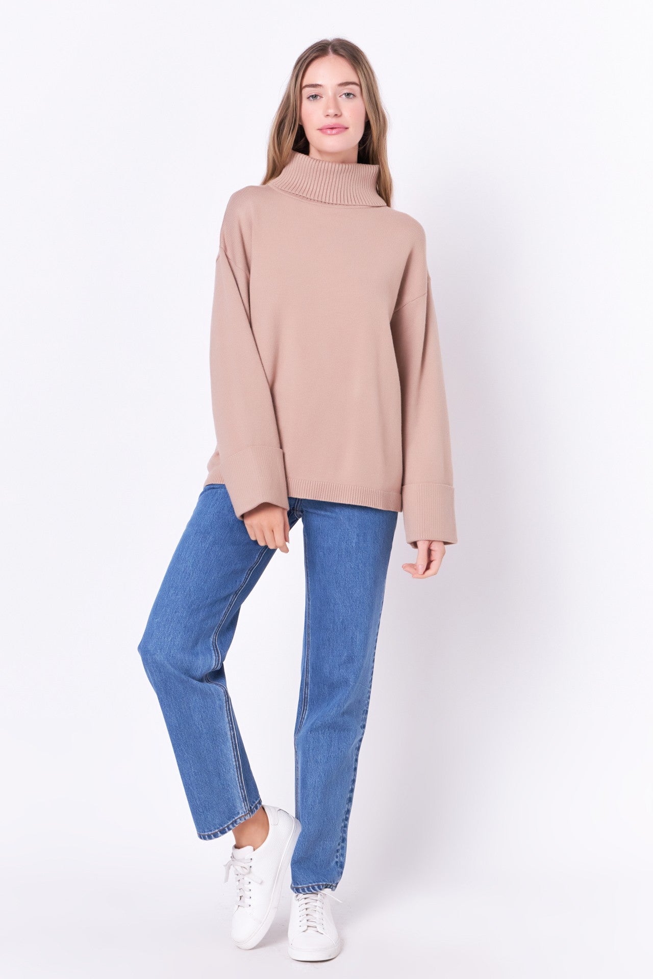 Taupe Turtle Neck