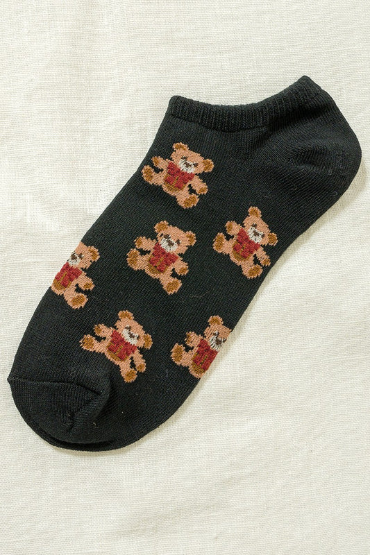 Bear socks black