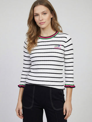 Striped Ribbed Sweater