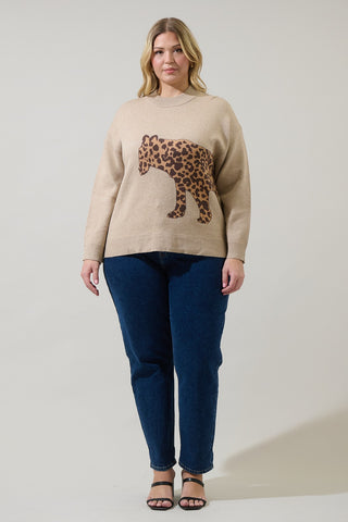 Jazara Leopard Knit Sweater