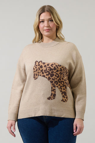 Jazara Leopard Knit Sweater