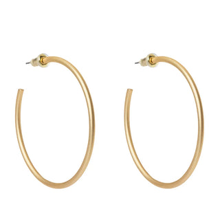 Fine Line Hoop Earrings
