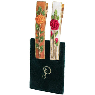 Embellished Hair Bar - Spring Garden