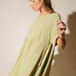 Babydoll Dress - Grass Green