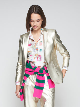 Gold Hannah Stretch Jacket