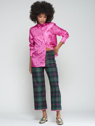 Dorin Scots Print Pant