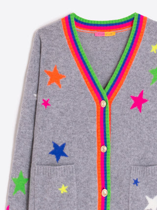 Alina Multicolor Star Cardigan