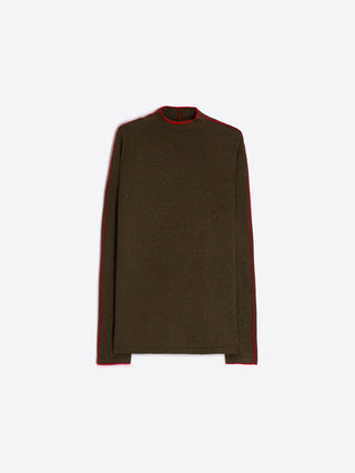 Olive High Neck Sweater