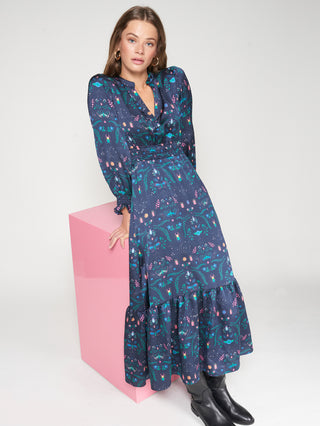 Navy Cleo Insect Dress