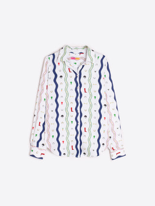 Hipica Waves Print Shirt