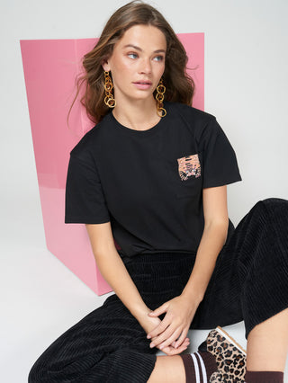 Embroidered Tiger T-Shirt