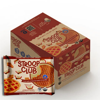 Apple Pie Caramel Organic and Plant Based Stroopwafel 2-pack