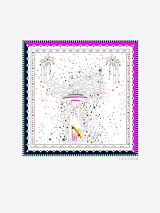 UFO Silk Scarf