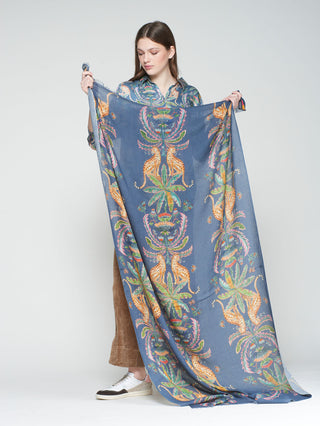 Leopard Print Foulard