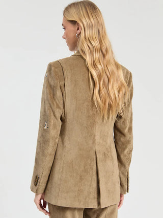 TOAST CORDUROY JACKET WITH EMBROIDERY