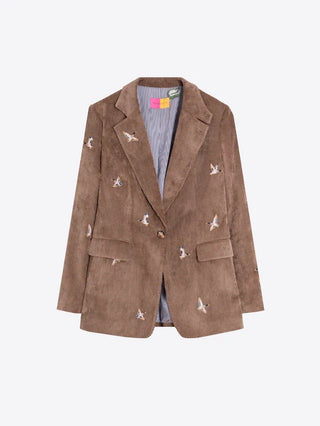 TOAST CORDUROY JACKET WITH EMBROIDERY