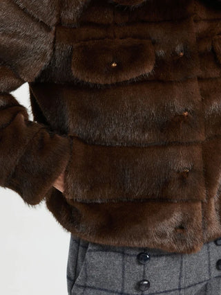 BROWN FUR JACKET