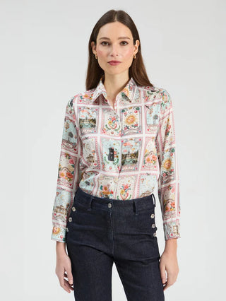 PRINTED MADRID TWILL SHIRT